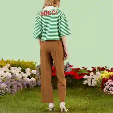 GUCCI SS23 Polo Shirt Green