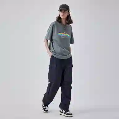 Guuka Logo Print T-Shirt Black