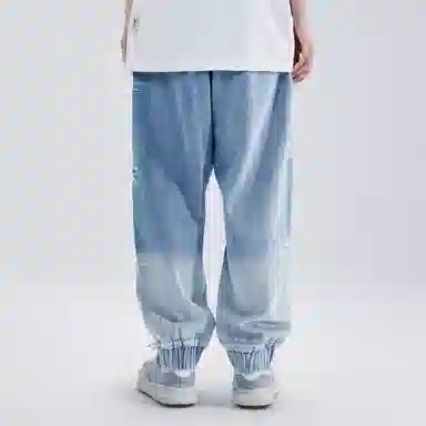 LAMLICKA Denim Joggers Blue