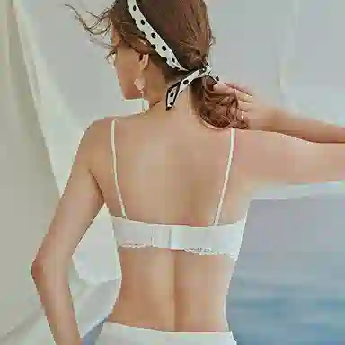 内在密码 文胸系列 防滑半杯蕾丝聚拢文胸合身内衣裤套装 女款