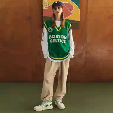STARTER x NBA Celtics V-Neck Vest