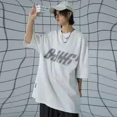 BJHG 255G Reflective Logo T-Shirt