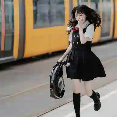 东鲸岁时记 纯色无领西装外套吊带连衣裙制服套装 女款