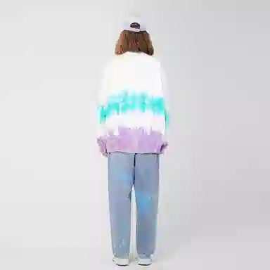 LAMLICKA Gradient Knit Cardigan