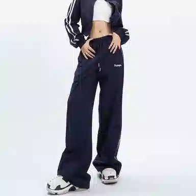 APEA Drawstring Straight Casual Pants Women