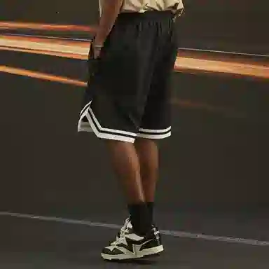 SUPEREALLY Retro Star Stripe Basketball Shorts