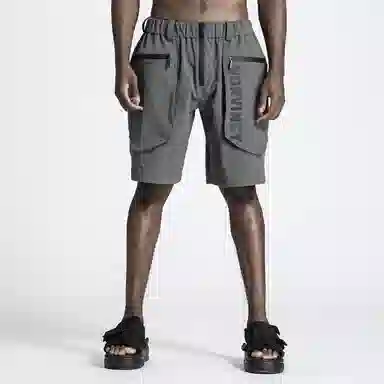 NORVINCY Printed Logo Cargo Shorts