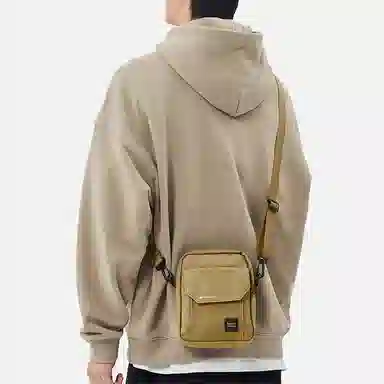 阿尔派妮 休闲时尚日系百搭通勤便携出行 织物 手机包单肩包斜挎包 常规 男女同款情侣款 多色