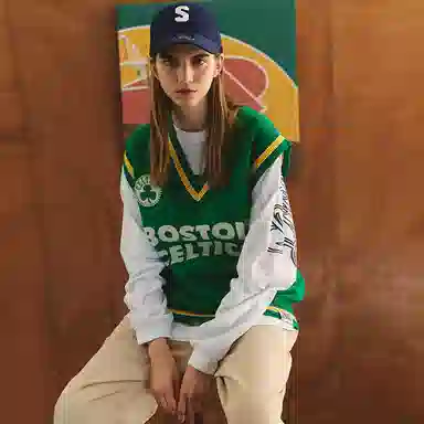 STARTER x NBA Celtics V-Neck Vest