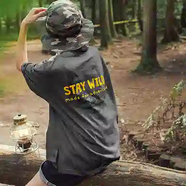 STAYREAL STAY WILD LogoT