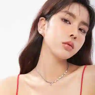 CAROMAY Butterfly Heart Earrings Silver