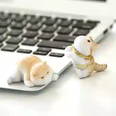 宫廷宝贝 故宫猫 趴趴猫 可爱摆件 礼盒装 谷圈礼盒