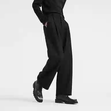 Huanzhe High Waist Black Trousers