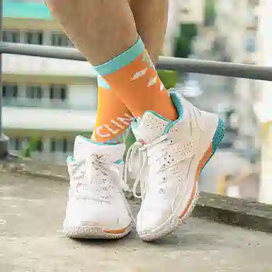 Wild Child Club Energy Series Logo Basketball Socks 4-Pack