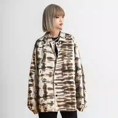 XINYINSU Ink Print Jacket