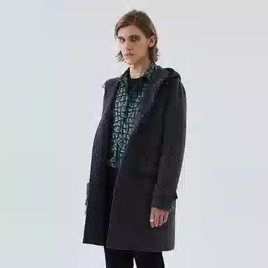 David Naman FW22 Grey Coat