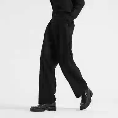 Huanzhe High Waist Black Trousers