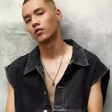 ROCK&RIDE Red Crystal Rose Pendant