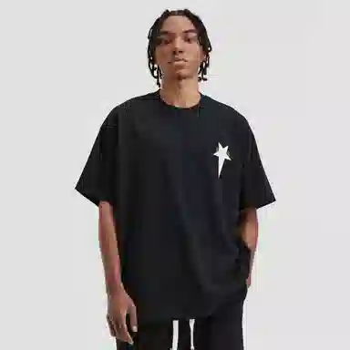 RASS Falling Star Print Crewneck T-Shirt