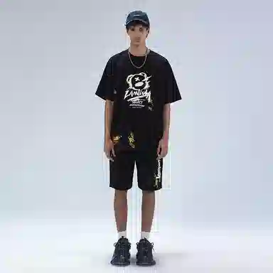 LAMLICKA Black T-Shirt