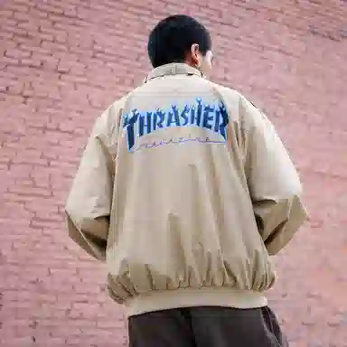 Thrasher Purple Flame Jacket