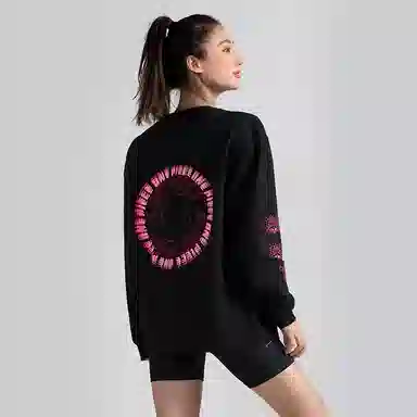 Monster Guardians x One Piece Long Sleeve T-Shirt Black