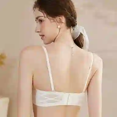 内在密码 内衣女小胸聚拢防下垂显大防滑隐形美背无痕抹胸 两件装