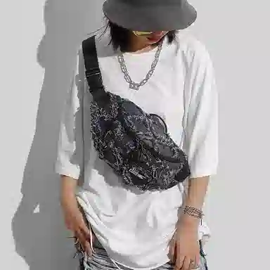 MASTER CANVAS Fringe Crossbody Bag