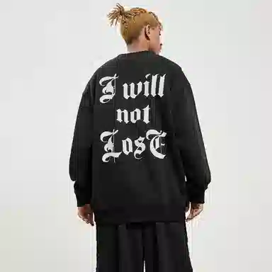 ROCAWEAR FW22 Colorblock Letter Print Crewneck Sweatshirt