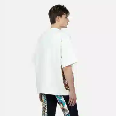 EVISU SS23 Taiko Daruma Letter Print Tee White