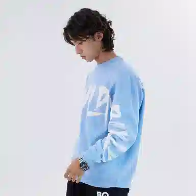 Boy London FW22 Eagle Logo Knit Sweater Blue