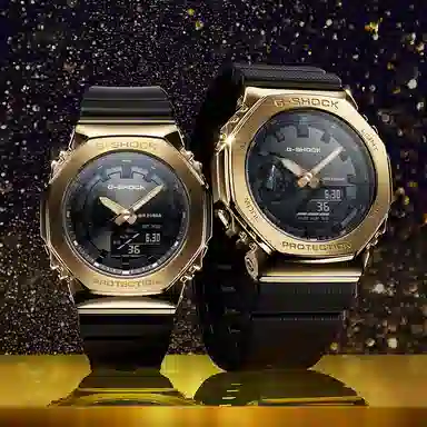 CASIO G-SHOCK GM-2100G-1A9PR+GM-S2100GB-1APR