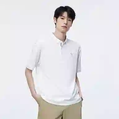 PEACEBIRD MEN Logo Embroidered Polo Shirt