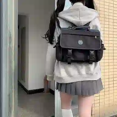 东鲸岁时记 纯色拉链宽松字母刺绣加绒开衫连帽卫衣 女款