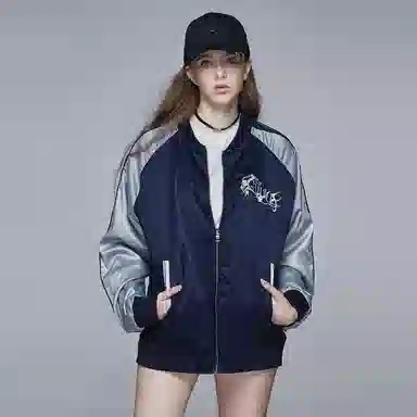 Guuka Bomber Jacket Navy