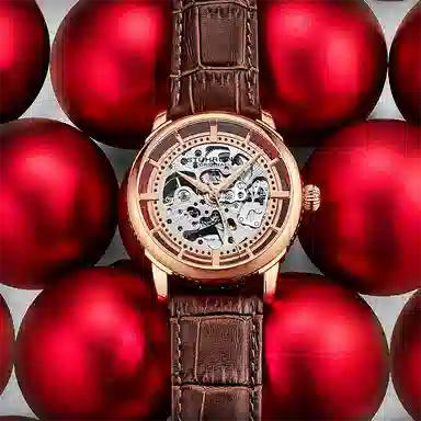 Stuhrling 3933.4 Mocha Brown