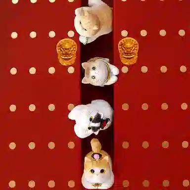 宫廷宝贝 故宫猫 趴趴猫 可爱摆件 礼盒装 谷圈礼盒