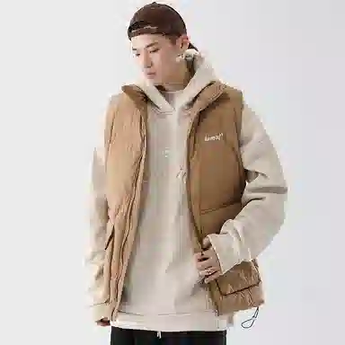 LOMBT Logo Embroidered Workwear Vest Black