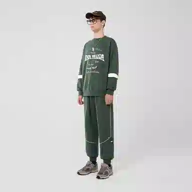 LAMLICKA x nasapanda Jogger Pants Green