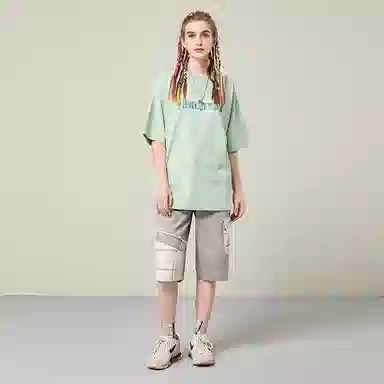 LAMLICKA Cargo Shorts Khaki