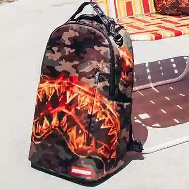 SPRAYGROUND Classic Shark Series Camo