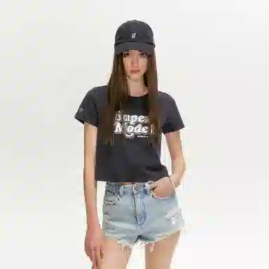 SMFK Logo Print Storm Grey Tee