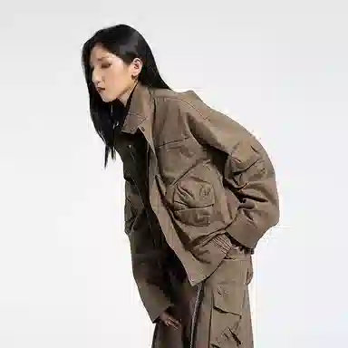 Huanzhe Retro Workwear Jacket