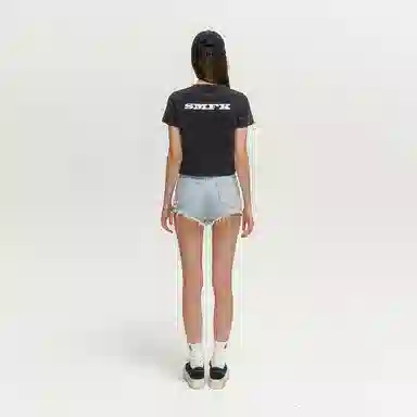 SMFK Logo Print Storm Grey Tee