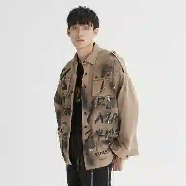 XINYINSU Art Graffiti Jacket