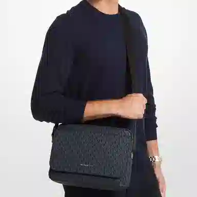 Michael Kors MK Cooper Camera Bag Navy