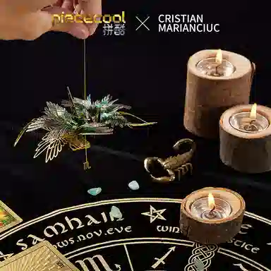 拼酷 千愿鹤星座系列 天蝎座 金属 拼装积木 