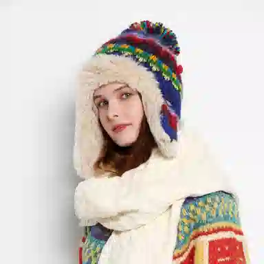 KENMONT Plush Earflap Hat