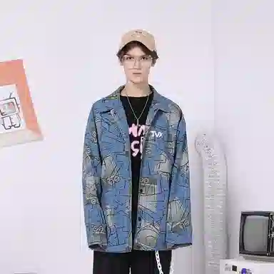 TVX Retro Print Jacket