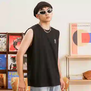 MLB Yankees Logo Tank Black